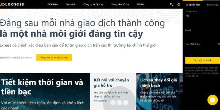 Hướng dẫn mở tài khoản forex tại sàn Exness, nạp/rút tiền chi tiết