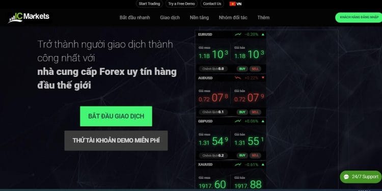 Review sàn IC Markets – Đánh giá ưu & nhược điểm sàn IC Markets