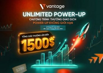 Khuyến mại Vantage – Giao dịch nhận thưởng từ 20/4-17/05/2026